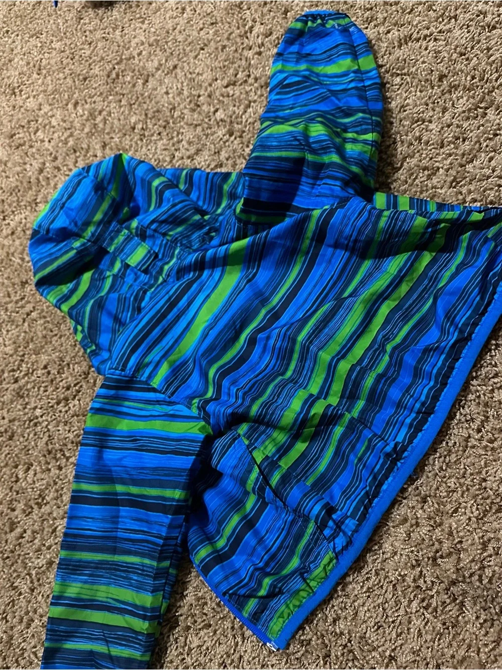 Columbia Striped Windbreaker Jacket 3T Boys